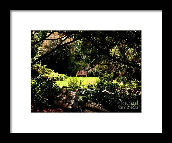  Photo Gallery Framed Print featuring the photograph serenity Blythwold Bristol RI by Tom Prendergast