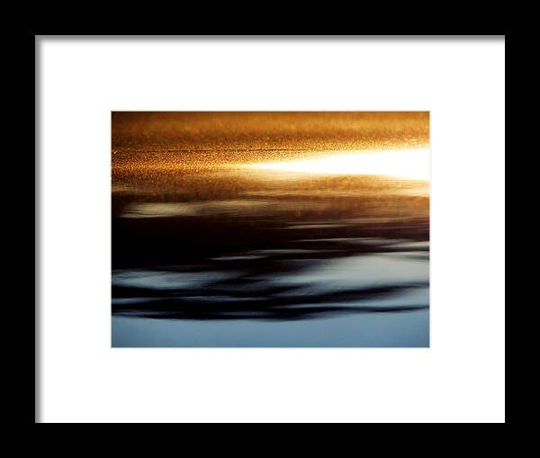 Simple Framed Print featuring the photograph Setting Sun by Prakash Ghai