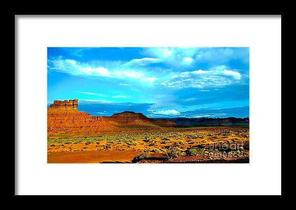 Valley Of The Gods Framed Print featuring the photograph Seven Gods II by Robert Bales