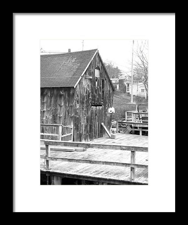 Shack Framed Print featuring the photograph Shack by Becca Wilcox
