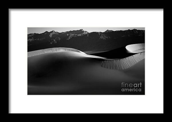 Death Valley National Park Framed Print featuring the photograph Shadow and Light by Jennifer Magallon
