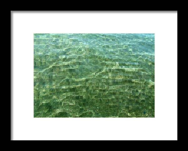 Water Framed Print featuring the digital art Shallow by Tg Devore