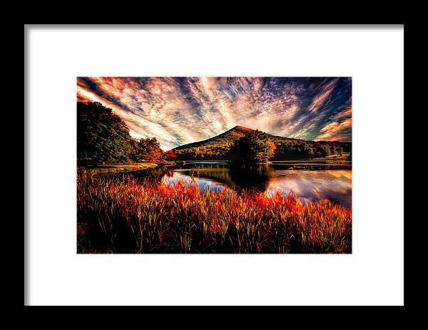 Landscape Framed Print featuring the photograph Sharp Top by Joshua Minso
