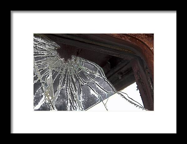 Shattered Framed Print featuring the photograph Shattered by Lynn Sprowl