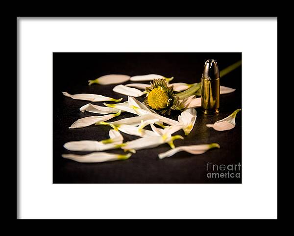 Love Framed Print featuring the photograph She Loves Me Not... by Charles Dobbs