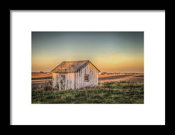 Farming Framed Print featuring the photograph Shed Some Light by Ray Congrove