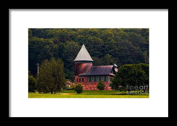 Shelburne Farms Framed Print featuring the photograph Shelburne Farms. by New England Photography