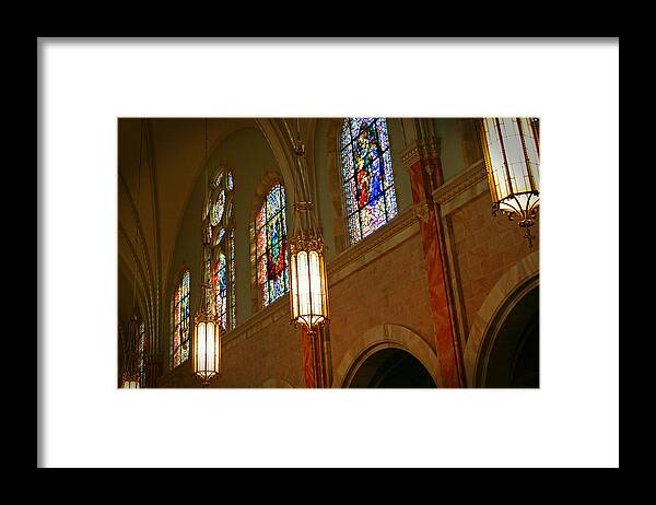 Holy Hill Framed Print featuring the photograph Shine Upon Thee by Susan McMenamin