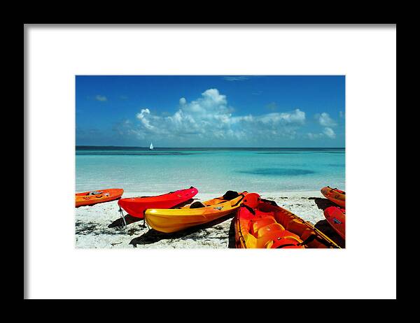 Beach Framed Print featuring the photograph Shore Rest by Deborah Smith