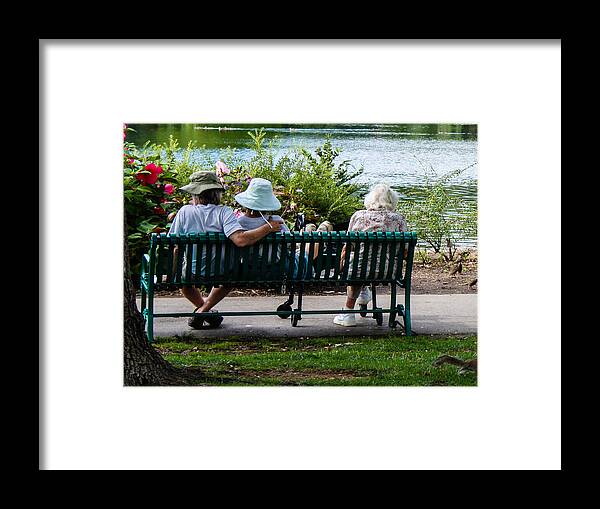 Park Framed Print featuring the photograph Showing Some Azz by Robert Hebert