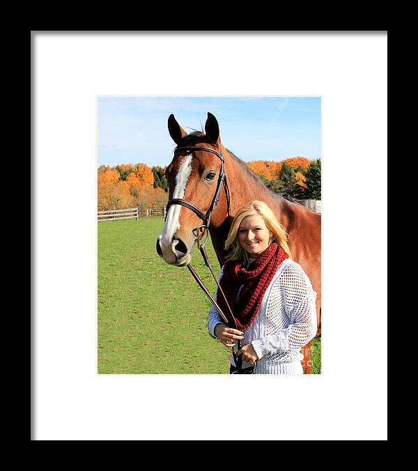  Framed Print featuring the photograph Sidney Hannah 16 by Life With Horses