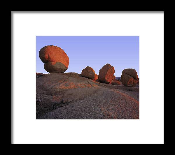 Rock Framed Print featuring the photograph Sign Of Four by Paul Breitkreuz