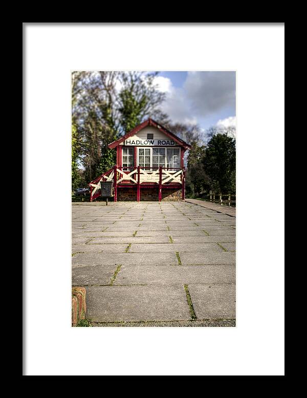 Railroad Framed Print featuring the photograph Signal Box by Spikey Mouse Photography