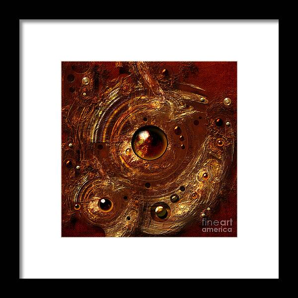 Science Fiction Framed Print featuring the digital art Signal from cosmos by Alexa Szlavics