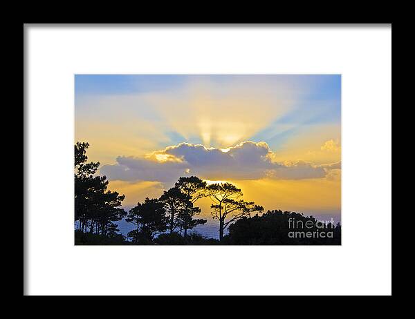 Cape Town Framed Print featuring the photograph Signal Hill Sunset by Jennifer Ludlum