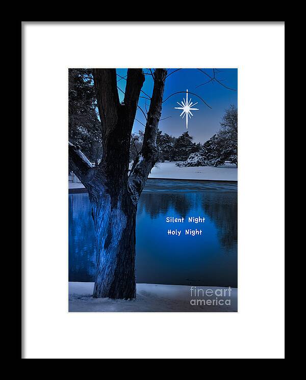 Landscape Framed Print featuring the photograph Silent Night by Betty LaRue