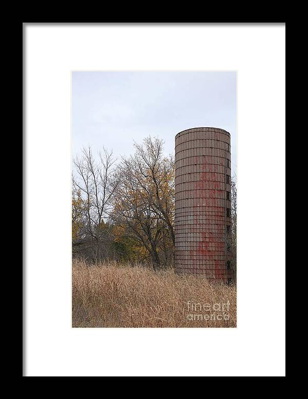 Silo Framed Print featuring the photograph Silo by Betty Morgan
