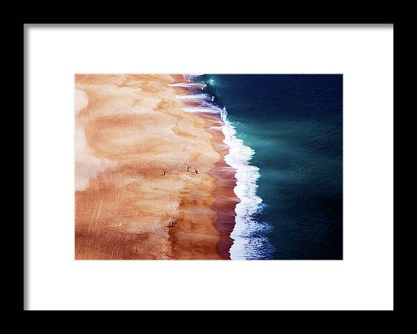 Nazare Framed Print featuring the photograph Silver Coast by Cbomersphotography