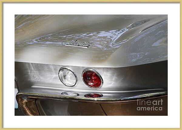Silver Corvette by Dennis Hedberg