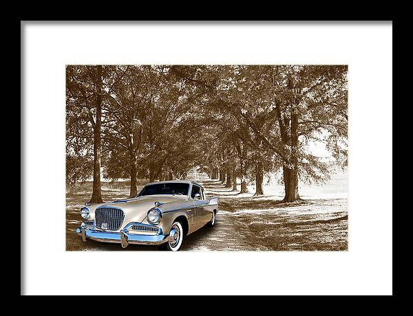 Studebaker Framed Print featuring the photograph Silver Hawk by Bill Dutting