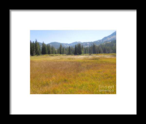 Silver Lake Framed Print featuring the photograph Silver Lake Area Big Cottonwood Canyon Utah by Richard W Linford