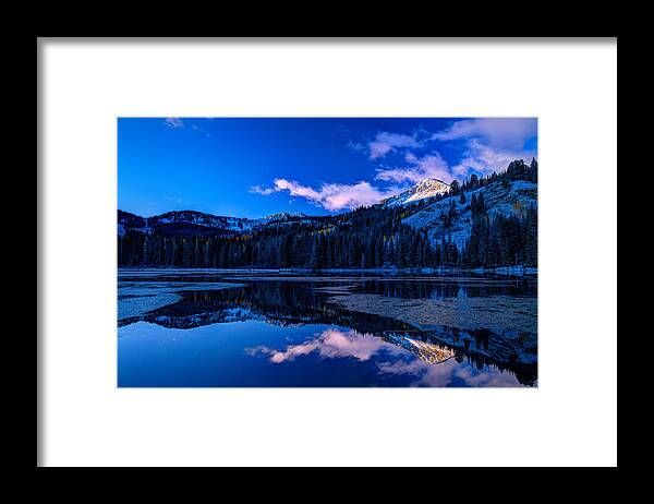 Reflection Framed Print featuring the photograph Silver Lake by Dustin LeFevre