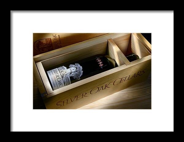 Wine Framed Print featuring the photograph Silver Oak by Jon Neidert