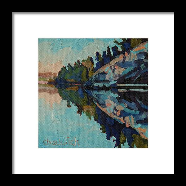 Chadwick Framed Print featuring the painting Singleton Cliffs by Phil Chadwick