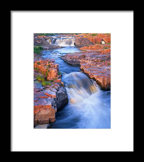 Sioux Falls Framed Print featuring the photograph Sioux Falls by Ray Mathis