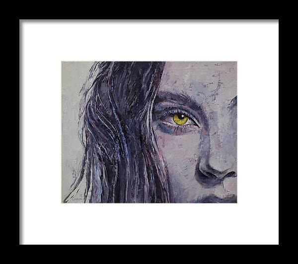 Siren Framed Print featuring the painting Siren by Michael Creese