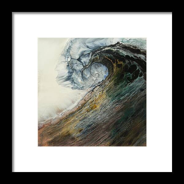 Water Framed Print featuring the painting Siren Song by Lia Melia
