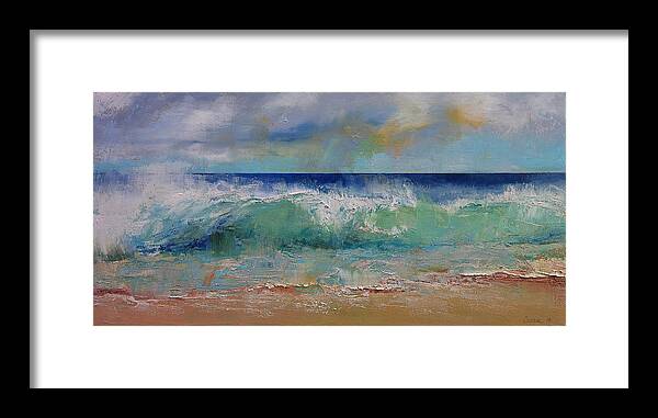 Siren Framed Print featuring the painting Sirens by Michael Creese