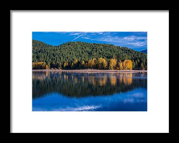 Siskiyou Lake Framed Print featuring the photograph Siskiyou Lake Shoreline by Greg Nyquist