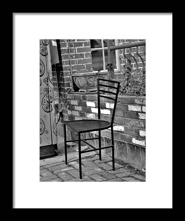  Framed Print featuring the photograph Sit Alone by Hominy Valley Photography