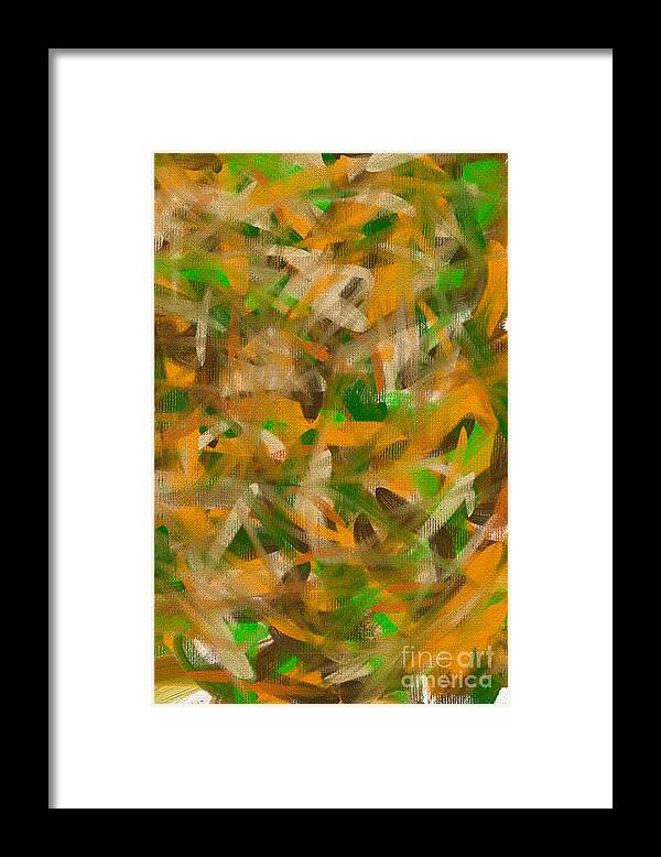 Artrage Framed Print featuring the painting Sketch of Autumn by Will Felix