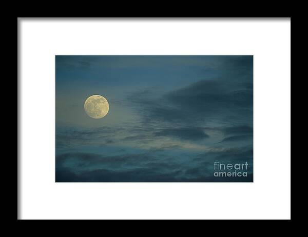 Moon Framed Print featuring the photograph Sky Moon by Dale Powell