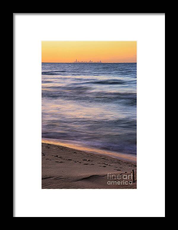 Chicago Framed Print featuring the photograph Skyline at Marquette Park by Brett Maniscalco
