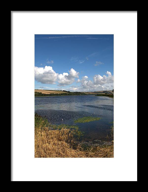 Slapton Sands Framed Print featuring the photograph Slapton Ley by Chris Day
