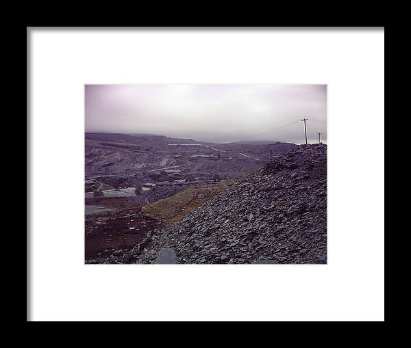 Wales Framed Print featuring the photograph The Industrial Landscape by Shaun Higson