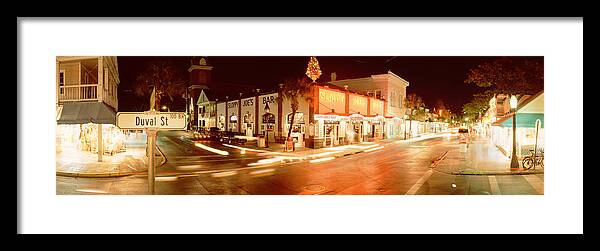 Photography Framed Print featuring the photograph Sloppy Joes Bar, Duval Street, Key by Panoramic Images