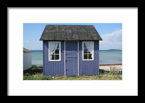 Beachhouse Framed Print featuring the photograph Small beachhouse by Susanne Baumann