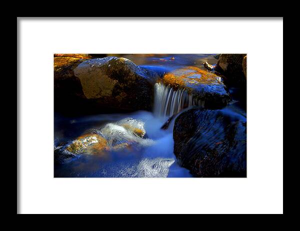 Small Stream Framed Print featuring the photograph Small Tributary by Michael Eingle