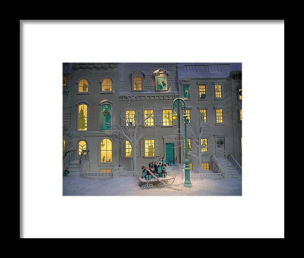Small Framed Print featuring the photograph Small World - Tiffany Christmas 2 by Richard Reeve