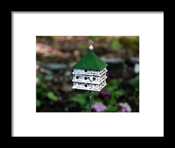 Birdhouse Framed Print featuring the photograph Small World - A Matter of Scale by Richard Reeve