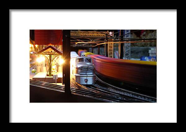 Small Framed Print featuring the photograph Small World - Rushing Past by Richard Reeve