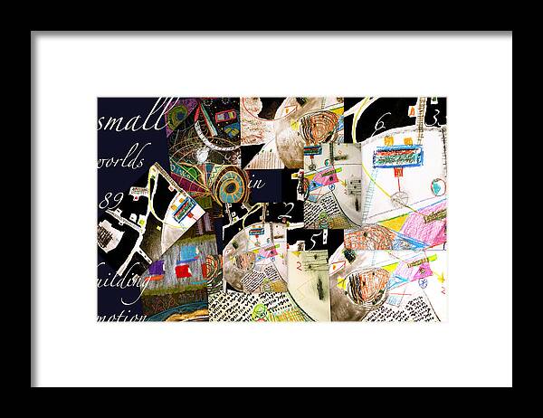 Collage Framed Print featuring the photograph Small Worlds Collage by Clarity Artists