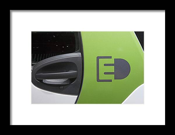 Smart Fortwo Framed Print featuring the photograph Smart Fortwo Electric Car by Jim West