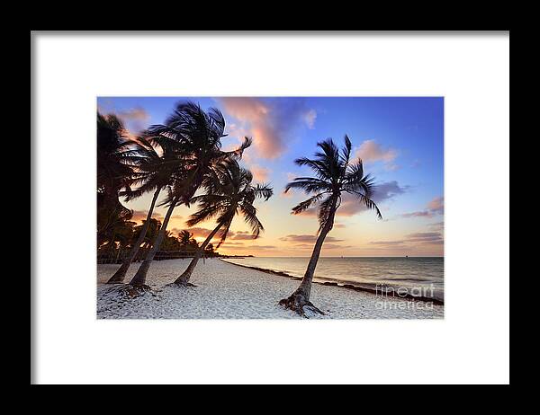 Smathers Beach Framed Print featuring the photograph Smathers Beach 1 by Rod McLean