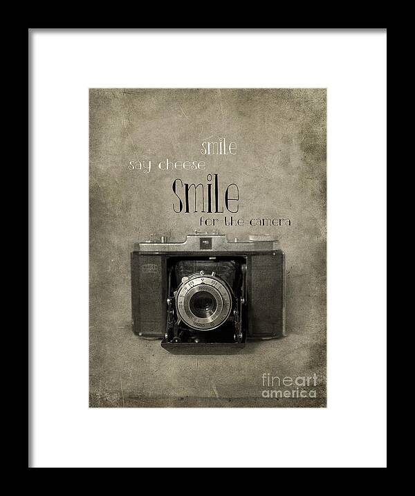 Smile Framed Print featuring the photograph Smile by Jill Battaglia