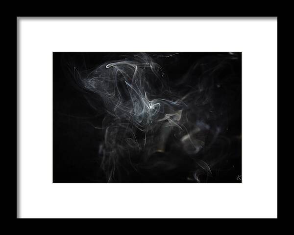 Smoke Framed Print featuring the photograph Smoke 2 by Kelly Smith
